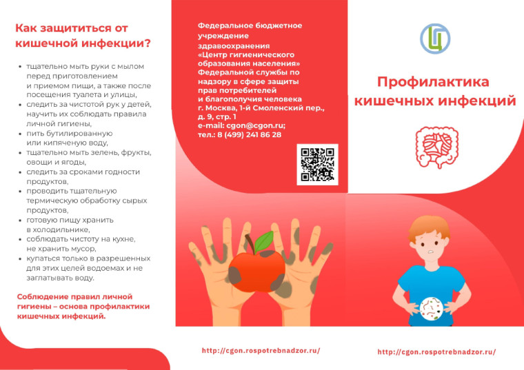 Профилактика острых кишечных инфекций в образовательных организациях.
